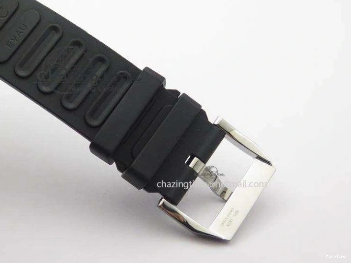 MIROTIME 0225 Aquatimer Chrono IW376803 V6F 1:1 Best Edition Black Dial On Rubber Strap A Stretchable 7280